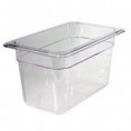 BACINELLA IN POLICARBONATO GN 1/4 dimensioni 26,5x16,2 altezza 65 capacità 1,8 lt